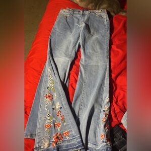Flower jeans!